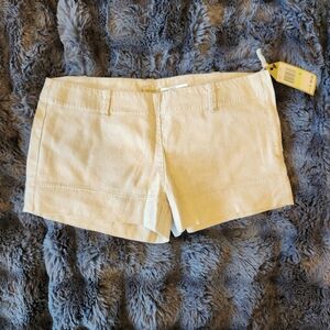 Max Studio Cream Bermudas Shorts